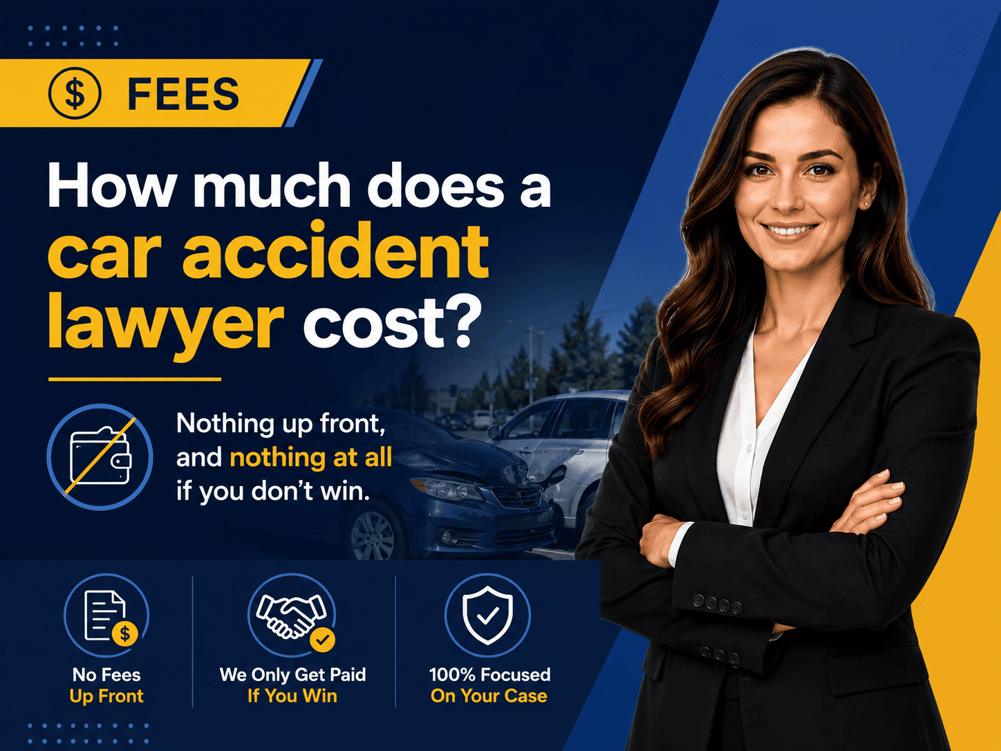 Signing a contingency fee agreement with a law firm